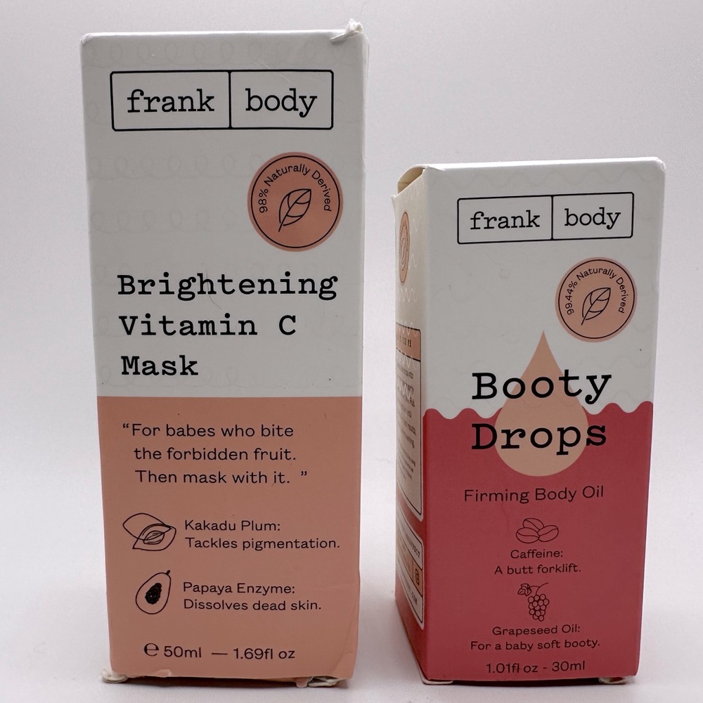 Franks Body DUO - Brightening Vitamin C Mask and Booty Drops